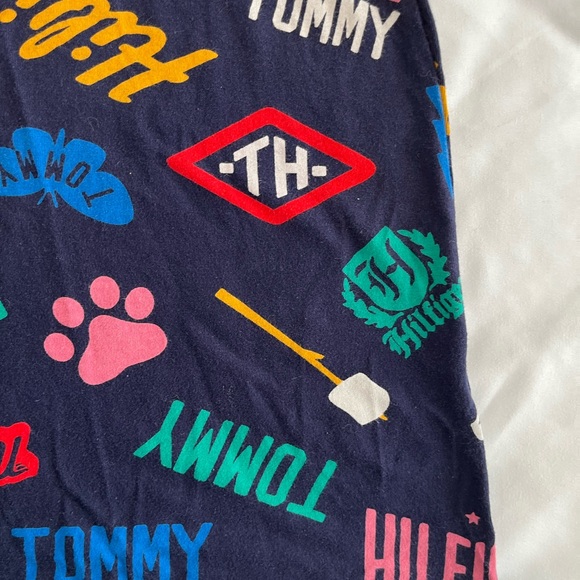 Tommy Hilfiger Toddler Dress / Long Top Size 3 – Navy Logo Print - Picture 5 of 5